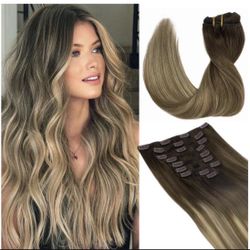 NEW Hair Extensions clip On