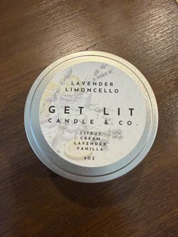 Lavender Limoncello scented candle