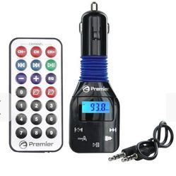 PREMIER BLUETOOTH FM TRANSMITTER w/ Remote 