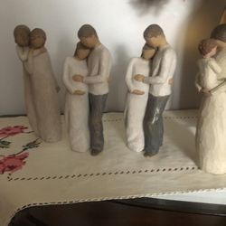 Various Willow Tree Figurines 