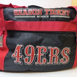 49ers Season Ticket Member Exclusive Duffle Cooler Bag