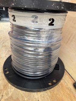 #2 wire 500ft THHN stranded copper electric cable new spool 🧵