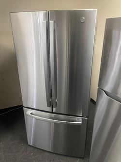 Deal GE 3‑Door Stainless Fridge – French Door, LED lighting