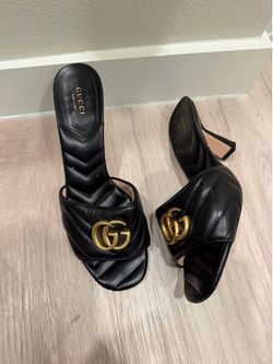 Gucci marmont kitten heels