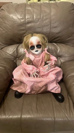 Creepy Horror Doll Halloween Decoration