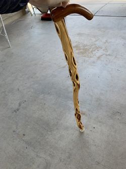 Hand carved cane
