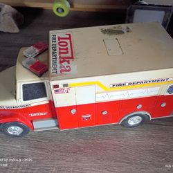 Tonka Tuff Fire And Rescue Vehicle 1999 Model 