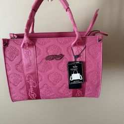 Pink Ed Hard Tote Bag 