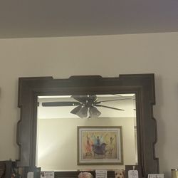 Set of 2 Decorative Wall Sconces – Modern Metal & Wood Candle Holders 