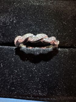 Wedding Set With Natural  Diamonds 14 K