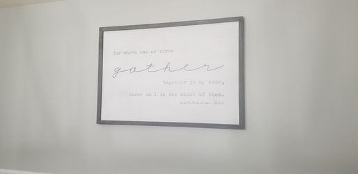 Big farmhouse sign