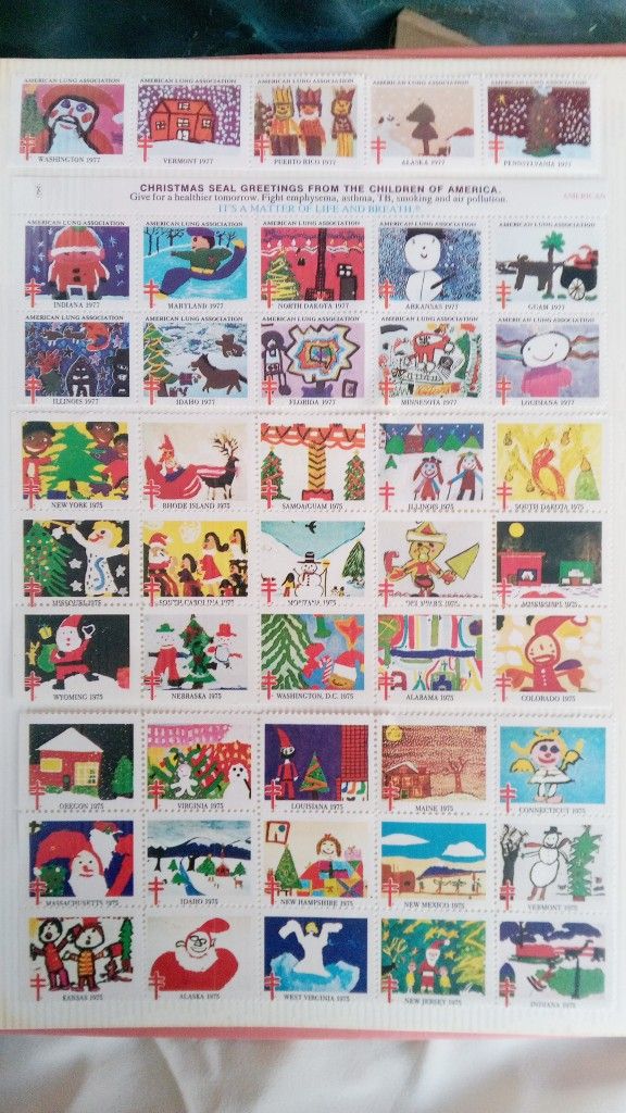 Stamp Collection Binder Great Condition