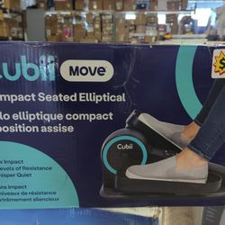 Cubii Move - Under Desk Elliptical Bike Pedal Exerciser Portable Seated Elliptical Machine W/Adjustable Workout Levels - Adult to Seniors