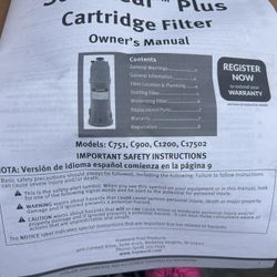 Pool Filter New In Box 