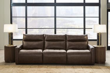 ModZ Chocolate 3-Piece Power Sectional Reclining Sofa (Online Special Price)