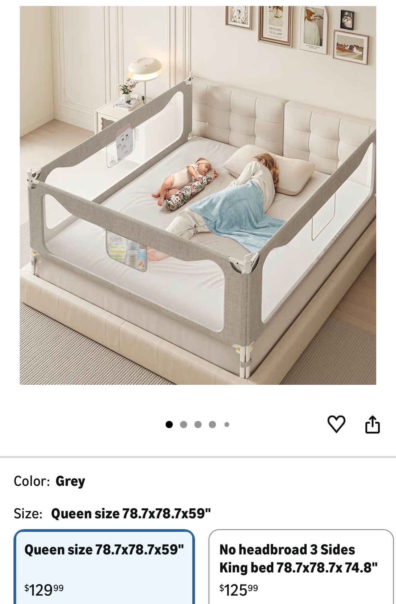 Baby Bed Rails