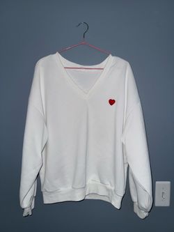 Large check sweatshirt