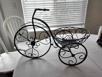 Metal Tricycle Fruit Basket 