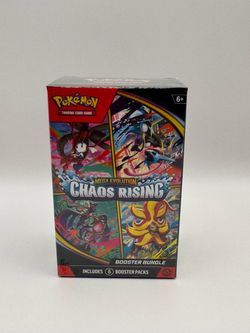 Pokémon TCG Mega Evolution: Chaos Rising Booster Bundle (6 Packs) — Sealed