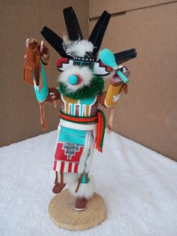 Navajo Early Morning Kachina Doll Handcrafted by A. Largo