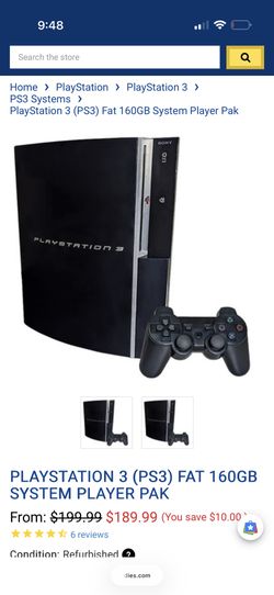 Fat PS3 160gb Refurbished