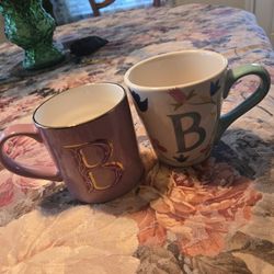 Two Design "B" Drinking Cups 