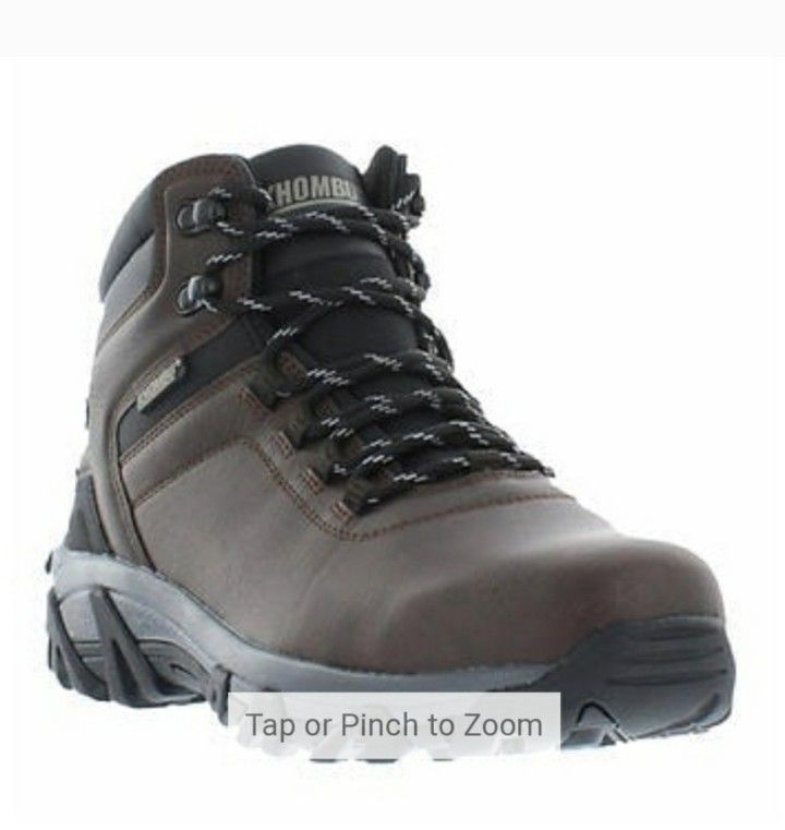 Khombu Mens Lincoln Brown All Season Snow Outdoor Hiking Work Boots - NIB