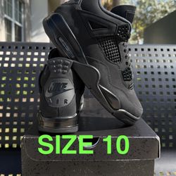 Jordan 4 Black Cat Size 10 Brand New In Hand Travis Brick