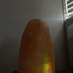 Salt rock lamp