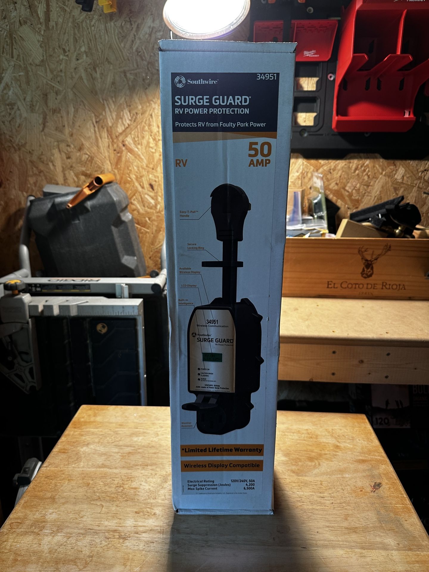 Southwire Portable Wireless Surge Guard 50amp
