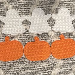 6 Halloween Pop-It Fidget And Sensory Toy