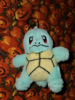 Fuzzy Squirtle Keychain Plush