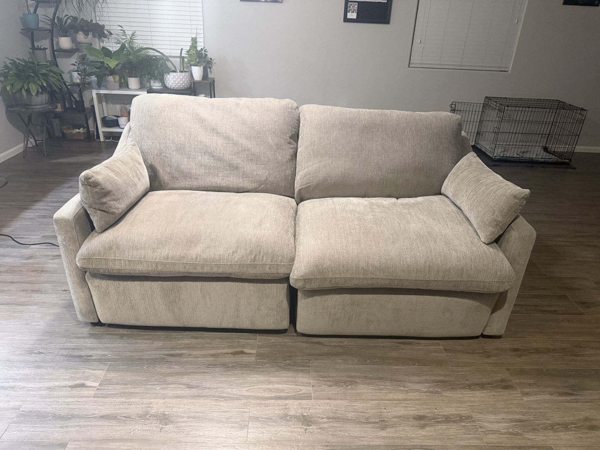 Two Piece Living Spaces Recliner