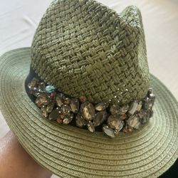 FEDORA FASHION HAT $15.00 Rhinestone Trim