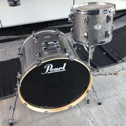 Pearl Vision Birch 22” & 12” Silver Sparkle 