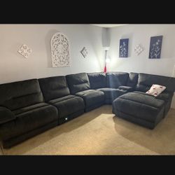 Pacifica Gray Power Recalling Sofa 