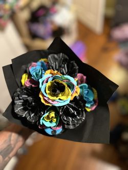 Nightmare Before Christmas Jack And Sally Rose Bouquets
