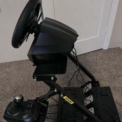 Gaming Steering Wheel With Pedals