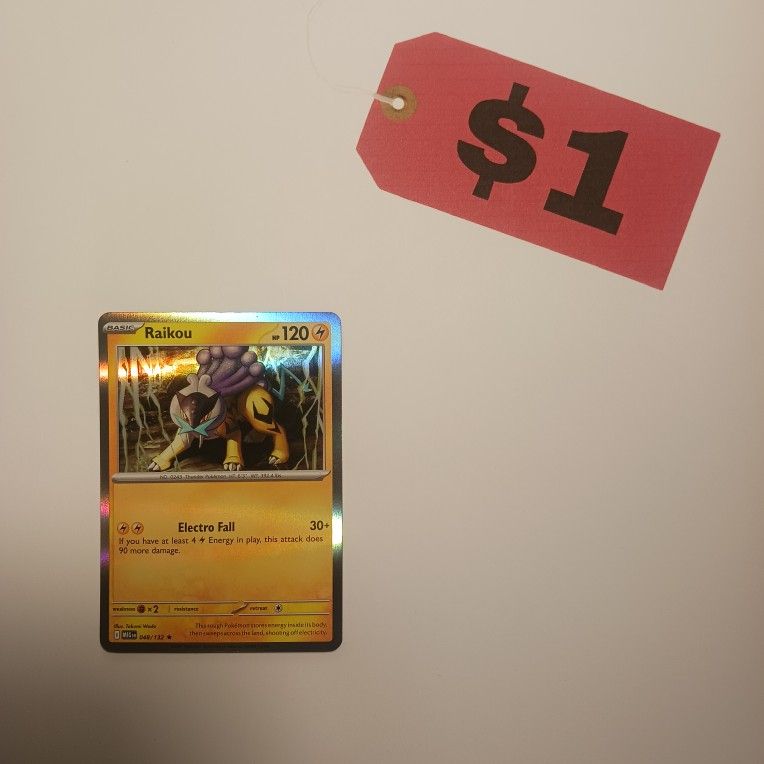 Pokémon Mega Evolution - Raikou 048/132 Holo Rare