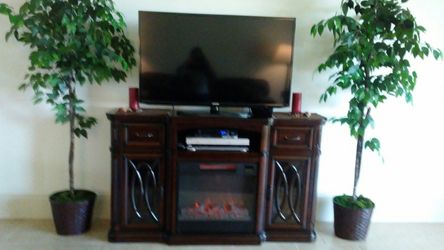 Electric Fireplace with remote