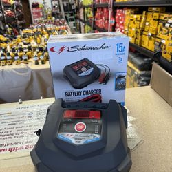 Schumacher Electric 6V/12V 15 Amp Fully Automatic Battery Charger & Maintainer with Battery Tester