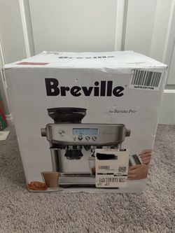 Breville BES878BSS Barista Pro Espresso Machine, Brushed Stainless Steel