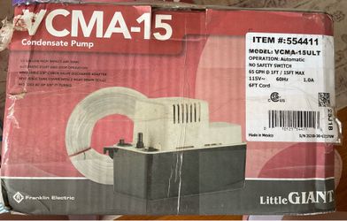 VCMA-15ULT 115-Volt Condensate Removal Pump - New