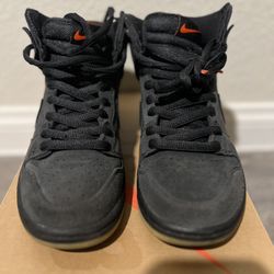 Nike Dunk High Pro ISO SB orange label dark smoke grey