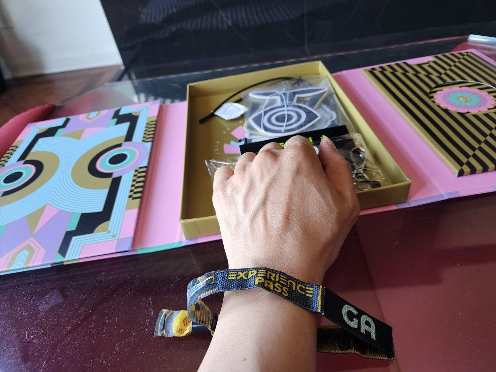 2025 EDC Wristband + Full Package (Keychain, Stickers, Luggage Tag & More)