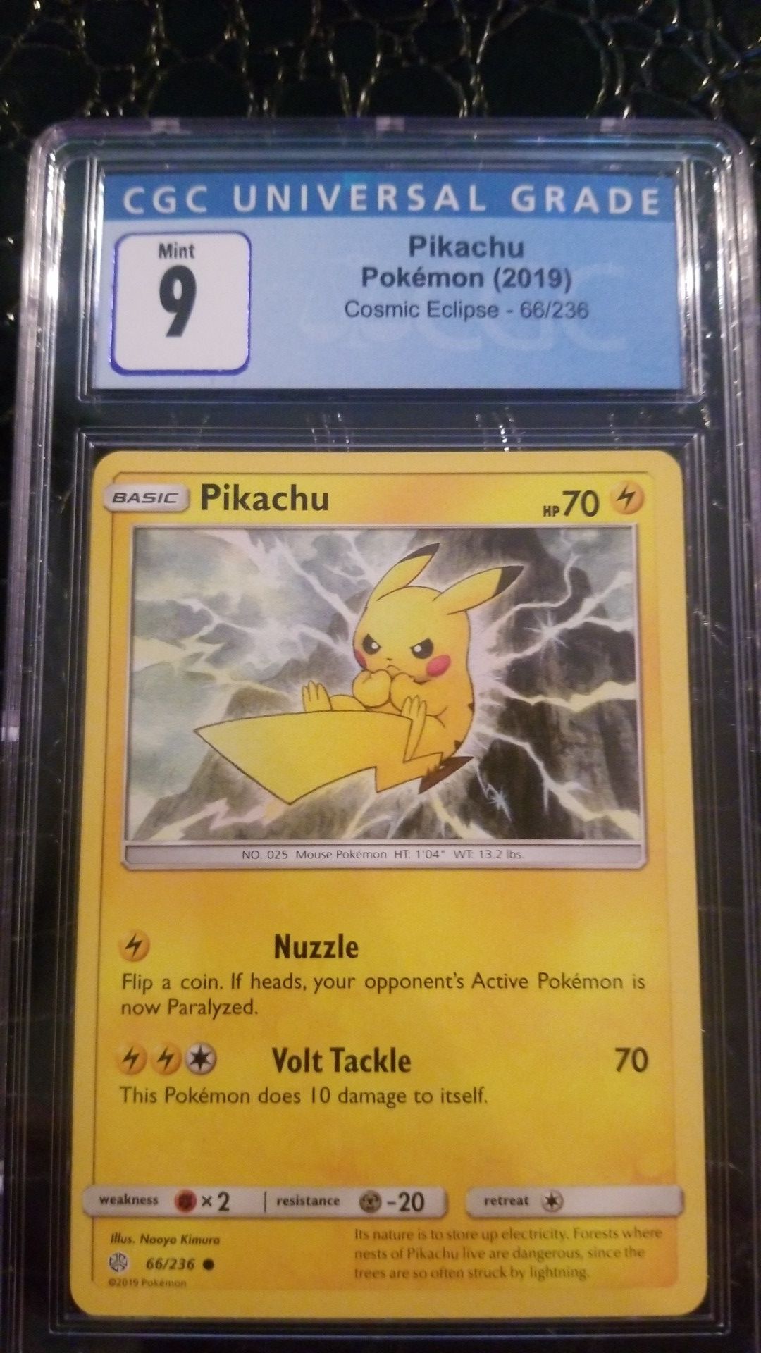 CGC 9 Pikachu Pokemon 2019