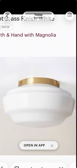 Pendant Lamp flush mount Hearth & Hand