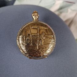 Gold pocket watch