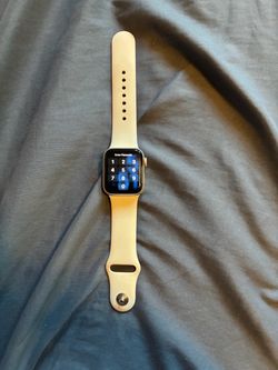 Apple Watch with Starlight Sport Band