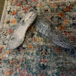 Size 8  Clear Sparkly Jelly Wedge.